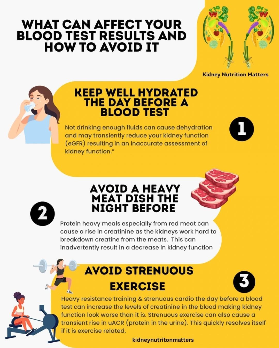 Original guide cover: Preparing for your blood tests